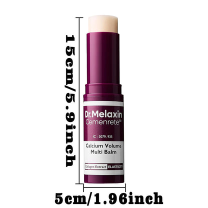 Calcium Multi-Effect Cream, Calcium Volume Multi-Effect Cream, Collagen Moisturizing Stick, Moisturizing, Almond for Lip Balm Eye Cream Neck Vemmora