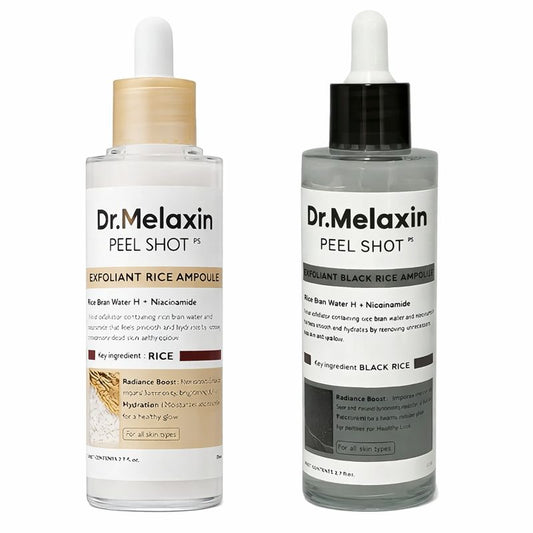 Korean Skincare 2 Bottle Set Rice Essence Vemmora