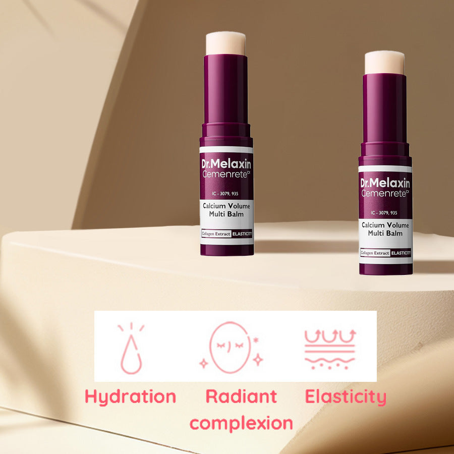 Calcium Multi-Effect Cream, Calcium Volume Multi-Effect Cream, Collagen Moisturizing Stick, Moisturizing, Almond for Lip Balm Eye Cream Neck Vemmora