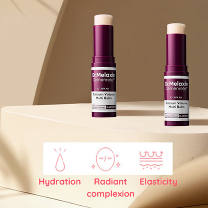 Calcium Multi-Effect Cream, Calcium Volume Multi-Effect Cream, Collagen Moisturizing Stick, Moisturizing, Almond for Lip Balm Eye Cream Neck Vemmora