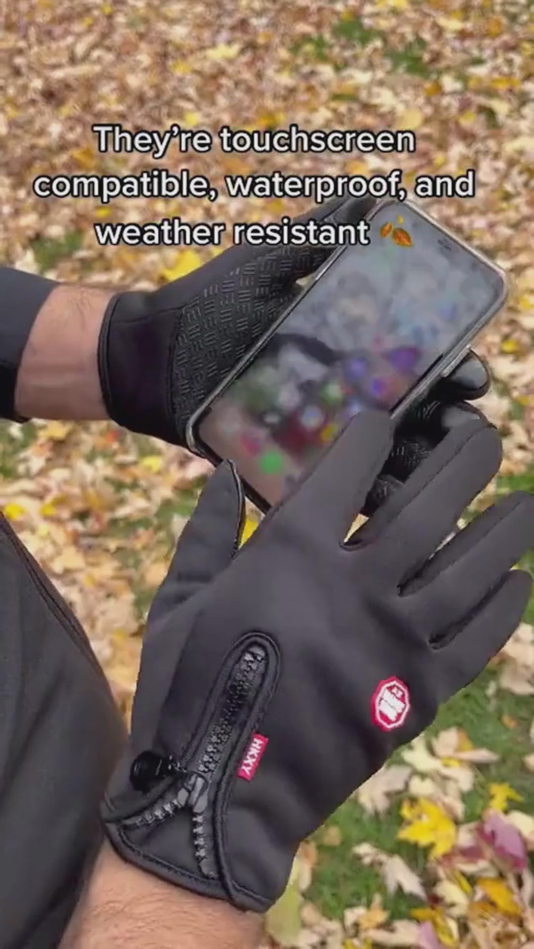 Winter Gloves Touch Screen Waterproof video